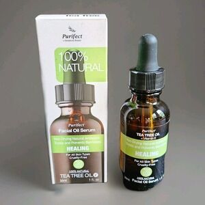 Purifect HEALING Facial Oil Serum -‎ NEW 30ml - Tea Tree Oil Prevents Blemishes